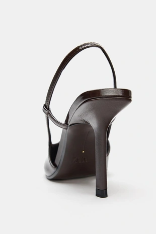 Туфли-мюли с острым носом- Заказать в России