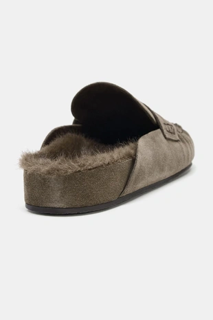 Кожаные сабо без задников- Заказать в России