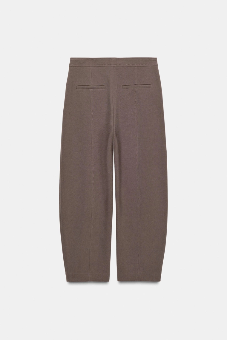 Брюки-морковки с молнией