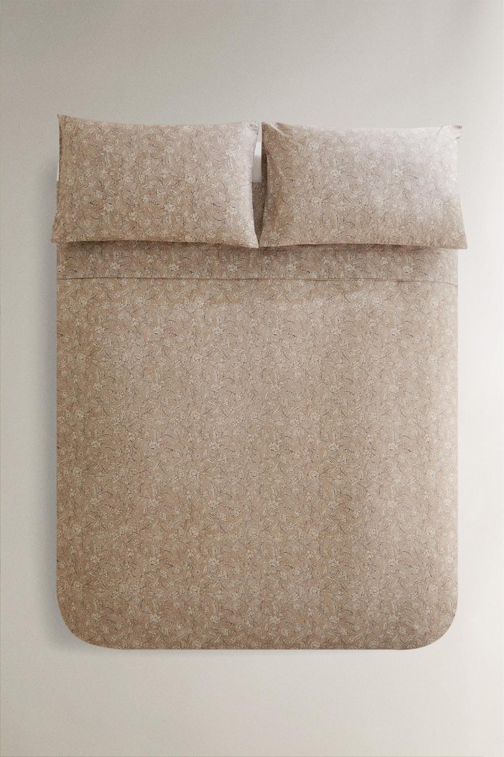 Постельное белье с цветочным принтом