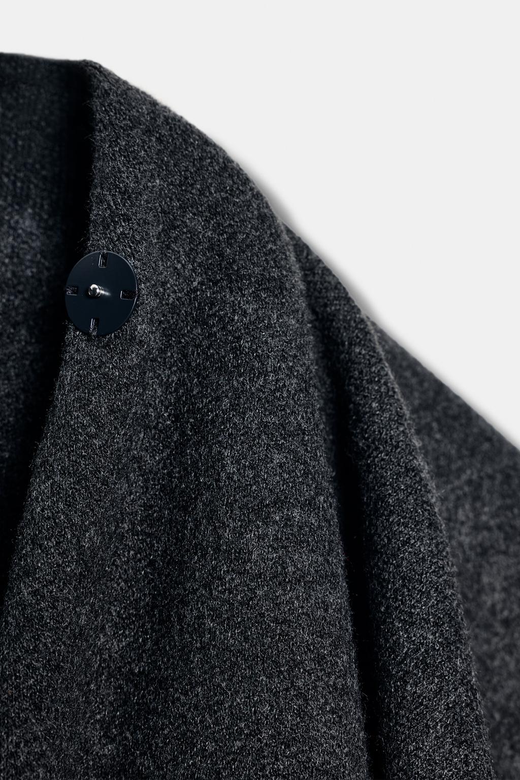 ТРИКОТАЖНАЯ НАКИДКА С ШАРФОМ