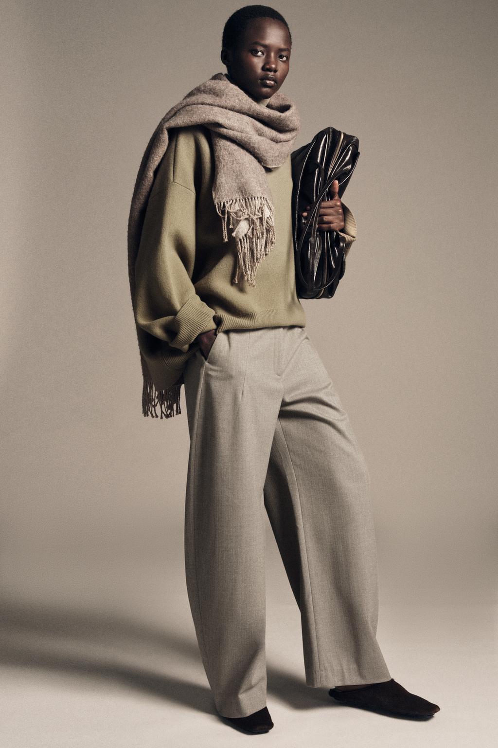 БРЮКИ-БАЛЛОНЫ В ЕЛОЧКУ ZW COLLECTION