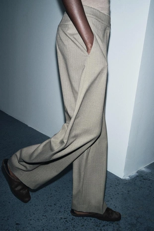 Брюки-баллоны в елочку ZW COLLECTION- Заказать в России