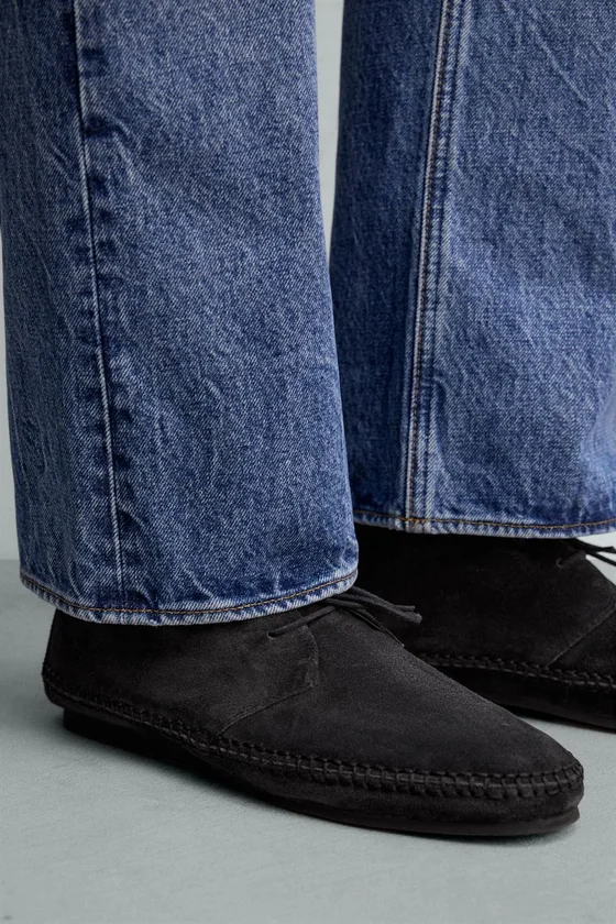 КОЖАНЫЕ ТУФЛИ-ДЕРБИ С ПОДОШВОЙ Vibram® Zara «Aaron Levine»