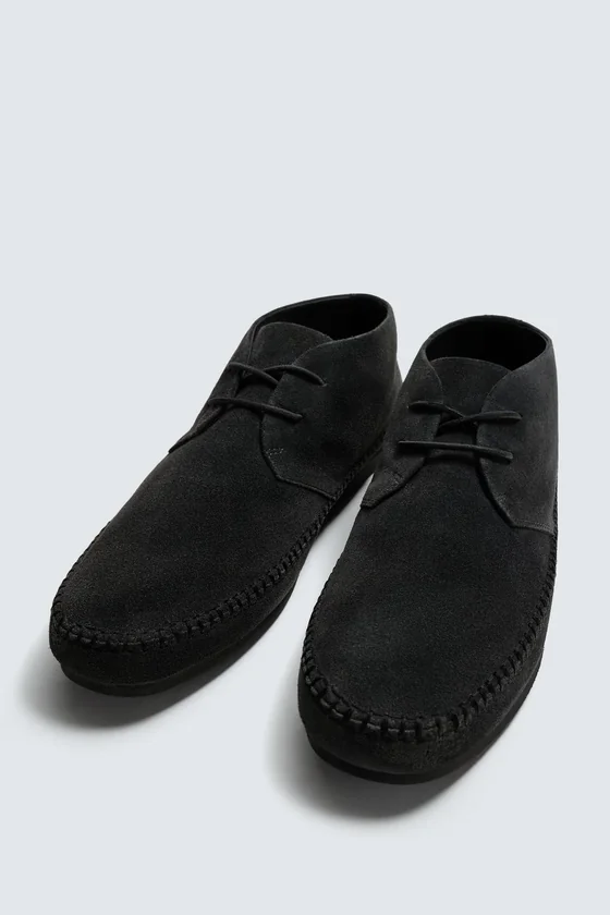 КОЖАНЫЕ ТУФЛИ-ДЕРБИ С ПОДОШВОЙ Vibram® Zara «Aaron Levine»