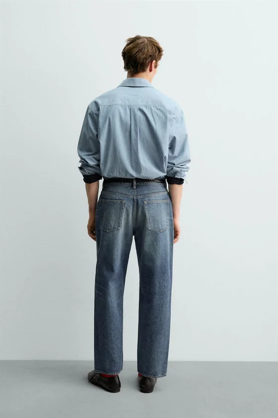 ДЖИНСЫ  прямого кроя Zara «Aaron Levine»