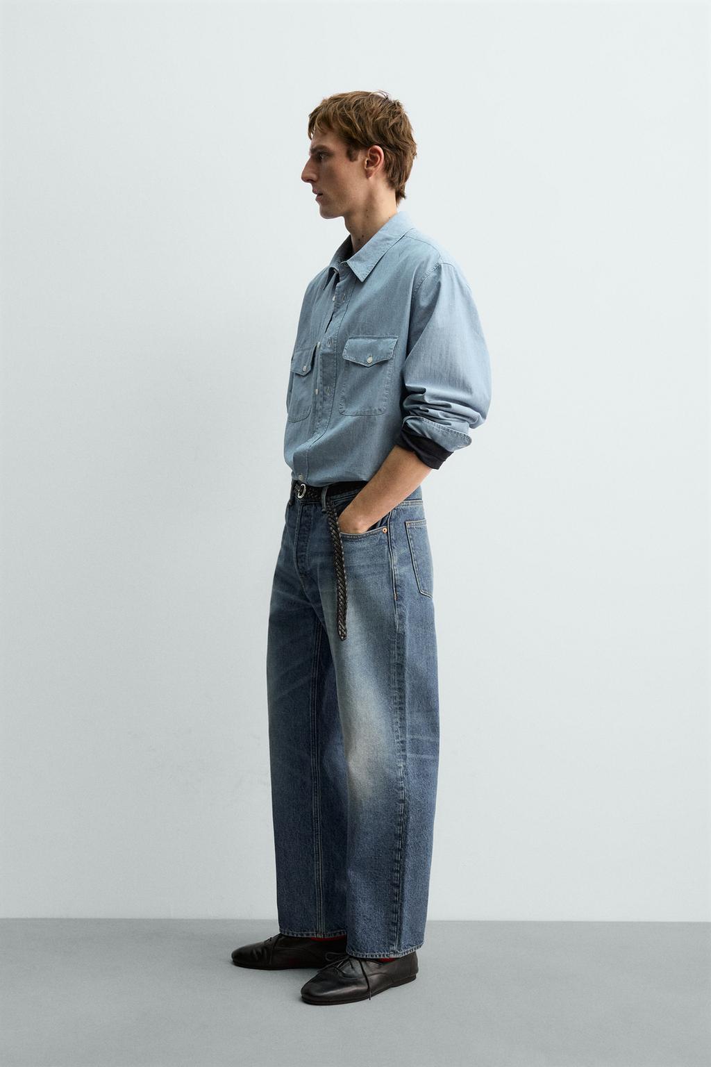ДЖИНСЫ RELAXED STRAIGHT FIT AARON LEVINE X ZARA