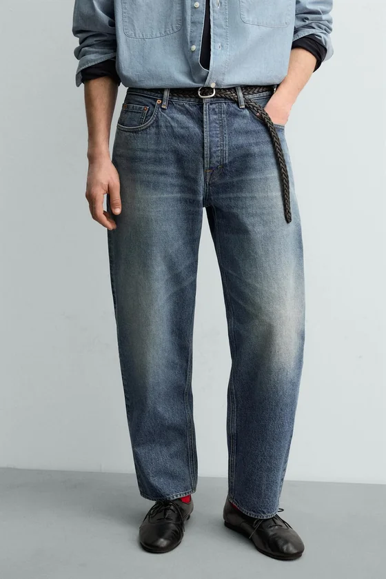 ДЖИНСЫ  прямого кроя Zara «Aaron Levine»