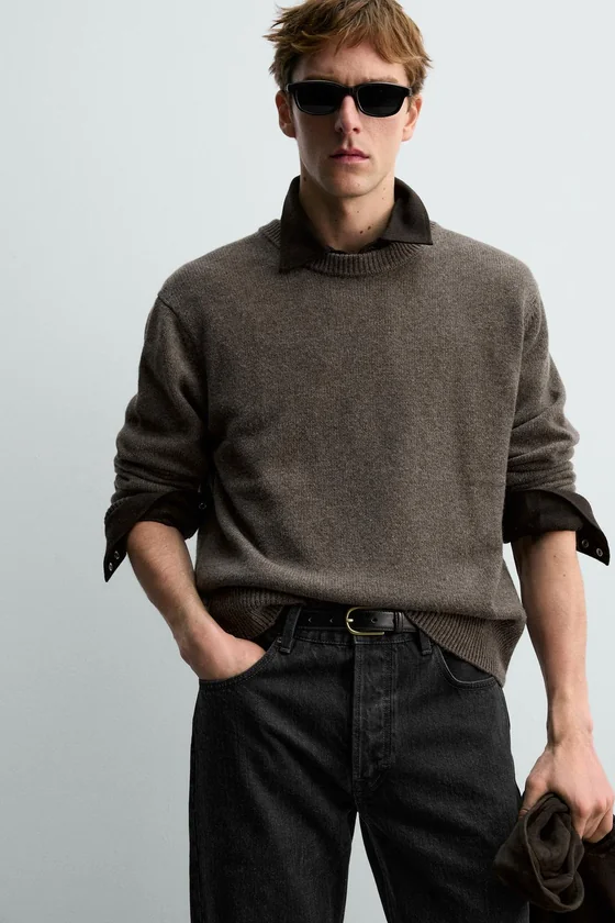 ШЕРСТЯНОЙ СВИТЕР — КАШЕМИР Zara «Aaron Levine»