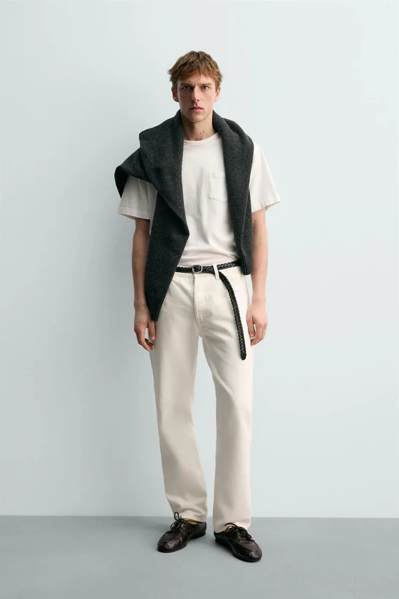 ДЖИНСЫ прямого кроя Zara «Aaron Levine»