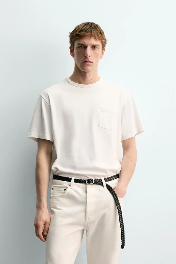ФУТБОЛКА С КАРМАНОМ Zara «Aaron Levine»