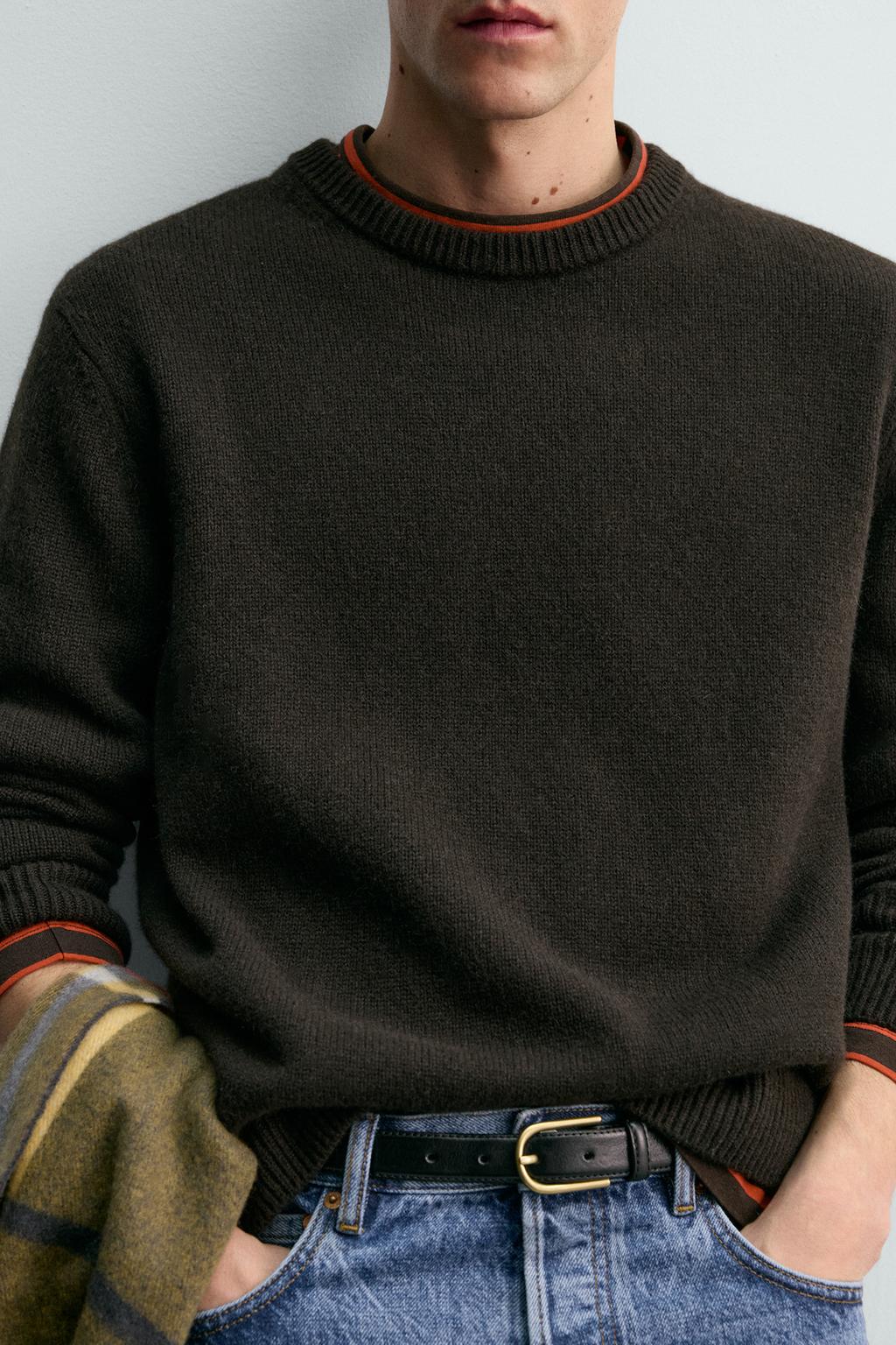 ШЕРСТЯНОЙ СВИТЕР - КАШЕМИР AARON LEVINE X ZARA