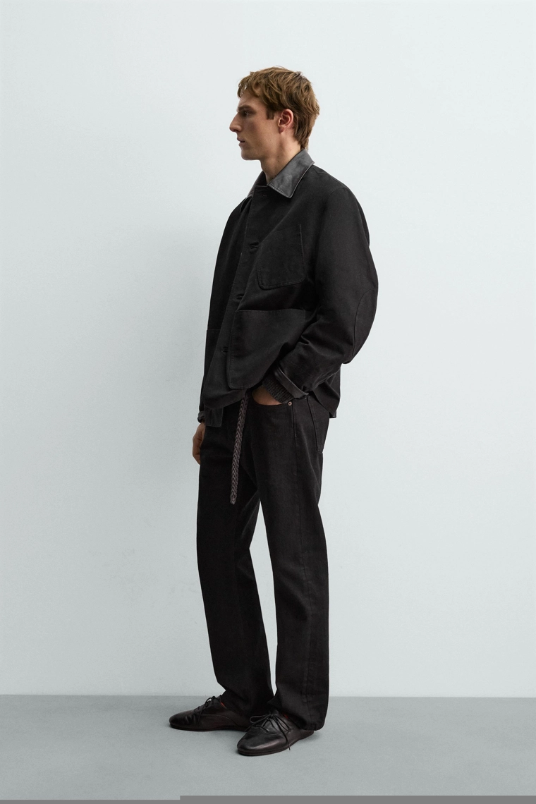 Джинсы прямого покроя буткат эрон левин для zara