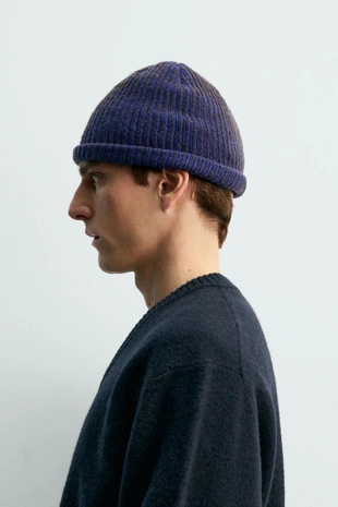 Шапка бини из шерсти AARON LEVINE X ZARA