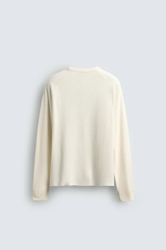 ФУТБОЛКА ИЗ РЕЛЬЕФНОЙ ТКАНИ Zara «Aaron Levine»