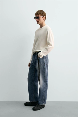 Футболка из рельефной ткани AARON LEVINE X ZARA- Заказать в России