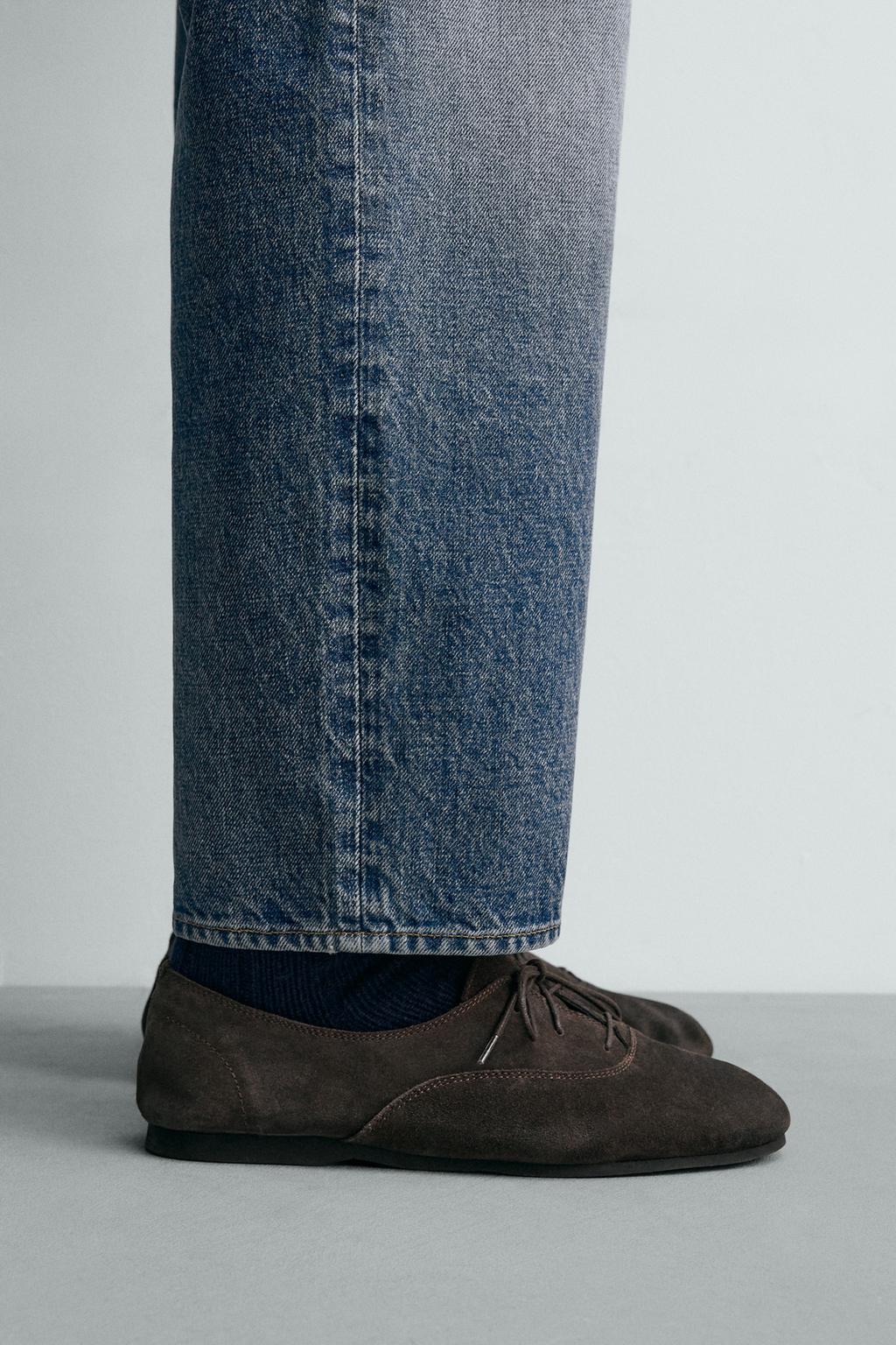 КОЖАНЫЕ ТУФЛИ-ДЕРБИ С ПОДОШВОЙ VIBRAM® AARON LEVINE X ZARA