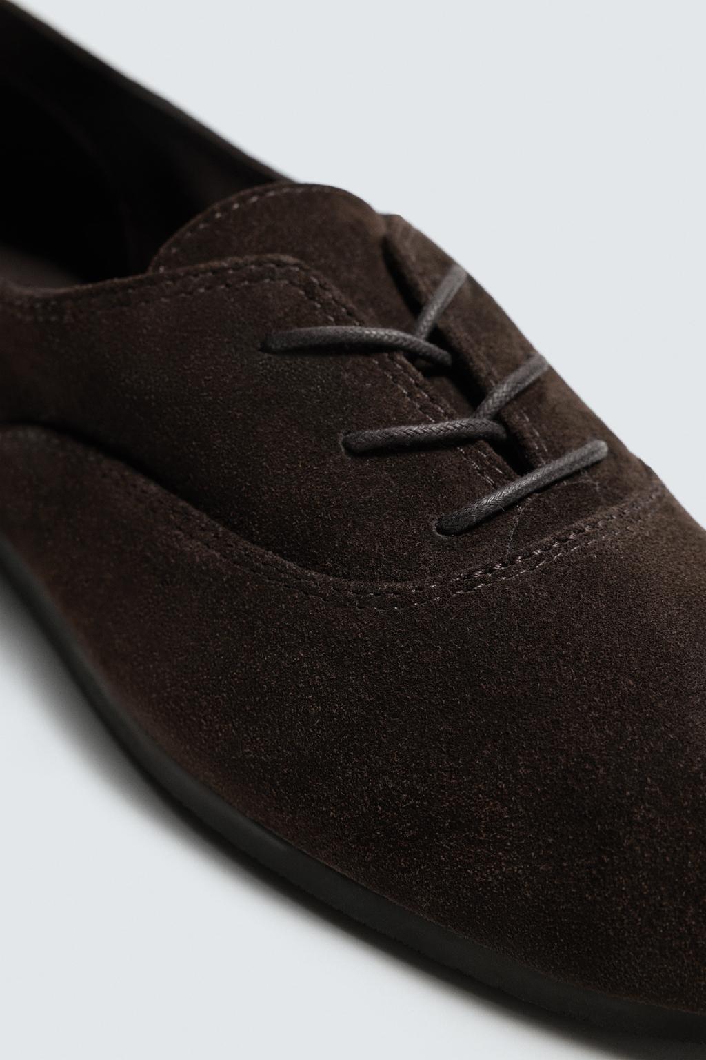 КОЖАНЫЕ ТУФЛИ-ДЕРБИ С ПОДОШВОЙ VIBRAM® AARON LEVINE X ZARA