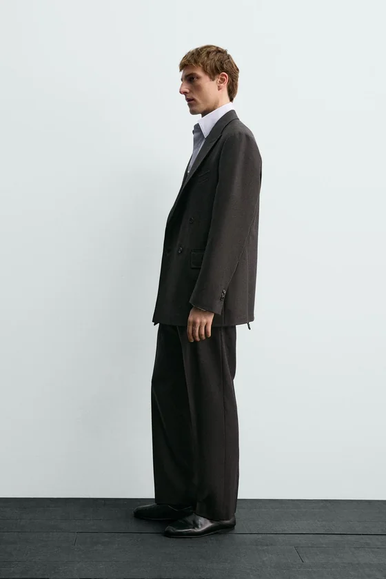 КОСТЮМНЫЕ БРЮКИ ИЗ ШЕРСТИ Zara «Aaron Levine»