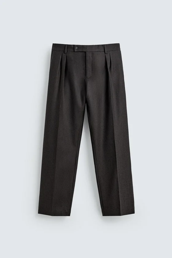 КОСТЮМНЫЕ БРЮКИ ИЗ ШЕРСТИ Zara «Aaron Levine»