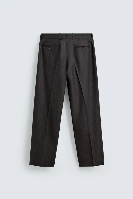КОСТЮМНЫЕ БРЮКИ ИЗ ШЕРСТИ Zara «Aaron Levine»