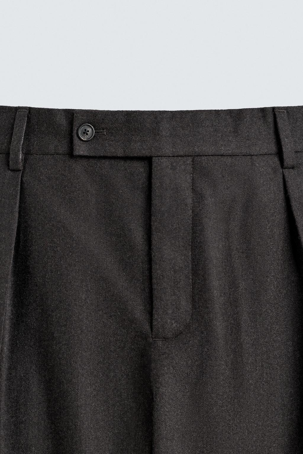 КОСТЮМНЫЕ БРЮКИ ИЗ ШЕРСТИ AARON LEVINE X ZARA