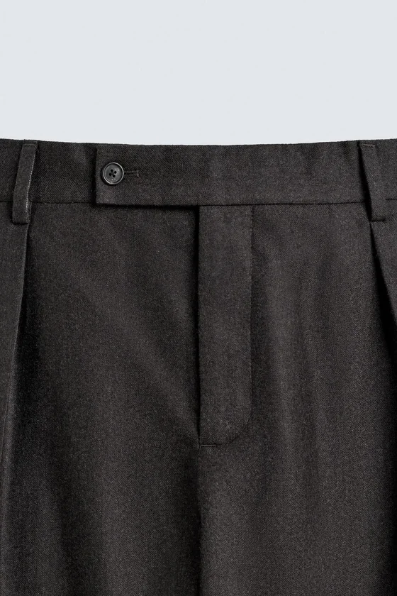 КОСТЮМНЫЕ БРЮКИ ИЗ ШЕРСТИ Zara «Aaron Levine»