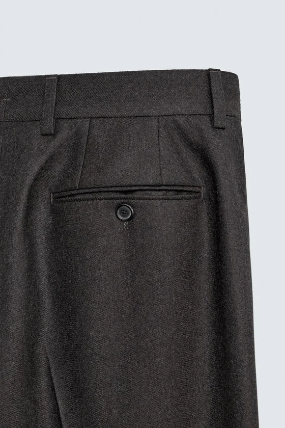 КОСТЮМНЫЕ БРЮКИ ИЗ ШЕРСТИ Zara «Aaron Levine»