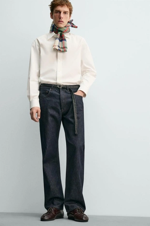 Формальная рубашка AARON LEVINE X ZARA- Заказать в России