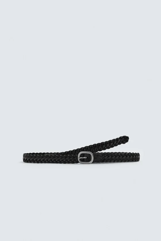 КОЖАНЫЙ ПЛЕТЕНЫЙ РЕМЕНЬ Zara «Aaron Levine»