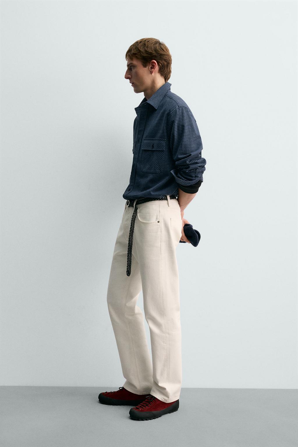 ФЛАНЕЛЕВАЯ РУБАШКА В КЛЕТКУ AARON LEVINE X ZARA