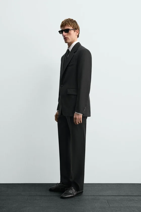 БРЮКИ-СМОКИНГ ИЗ ШЕРСТИ Zara «Aaron Levine»