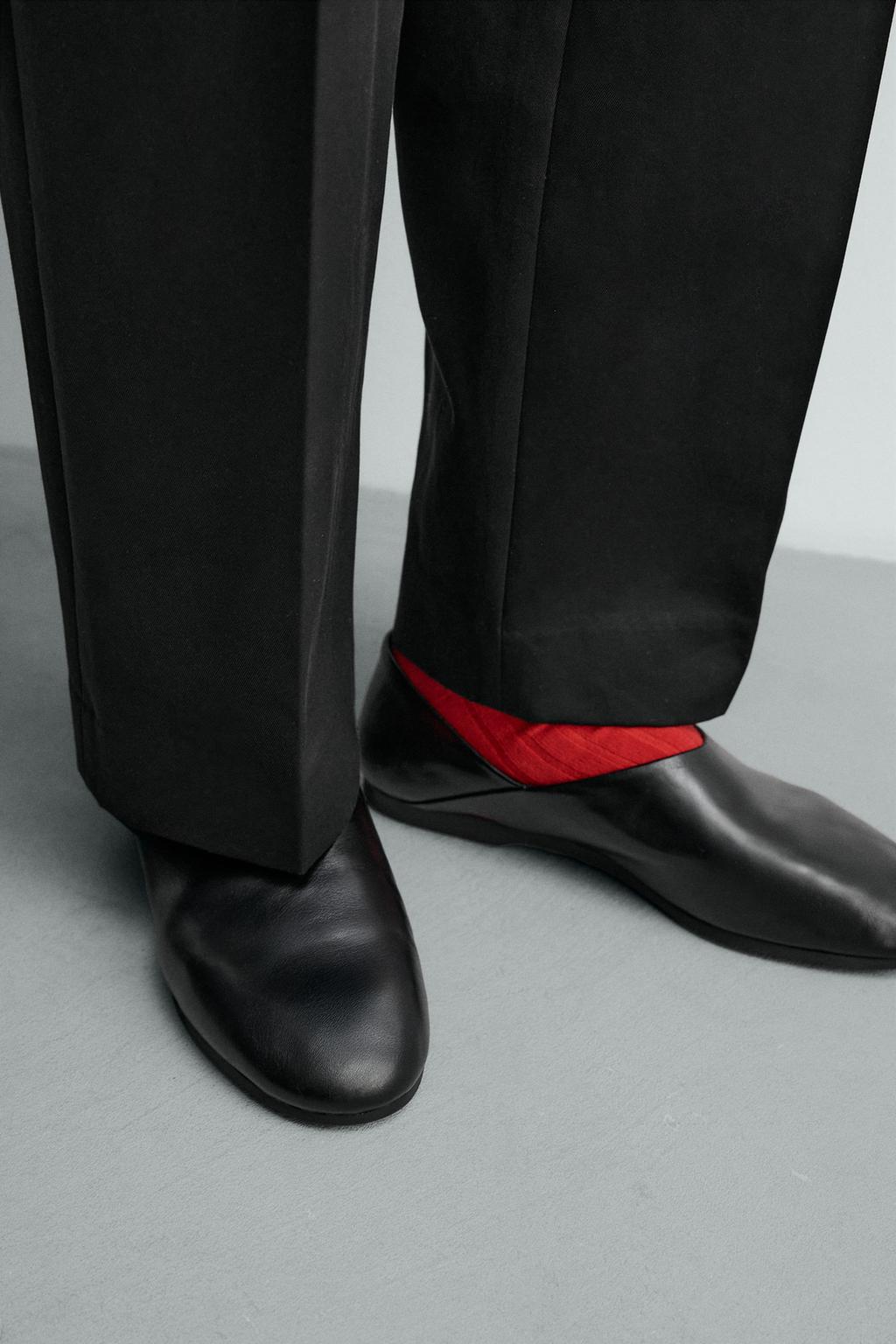 КОЖАНЫЕ ТУФЛИ НА ПОДОШВЕ VIBRAM® AARON LEVINE X ZARA