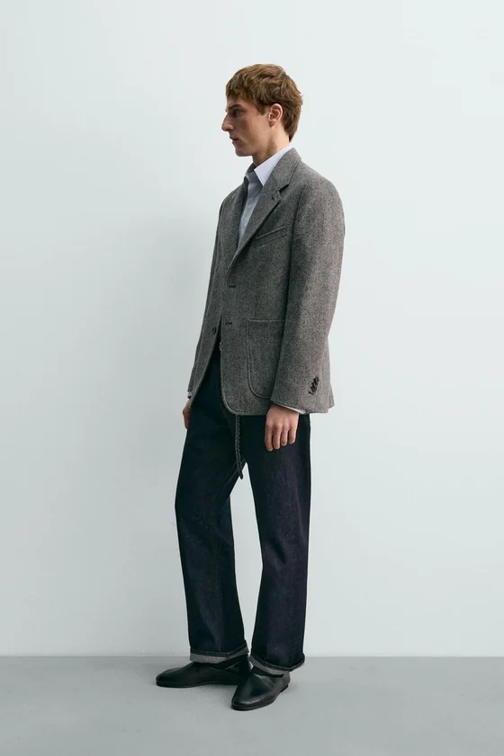 БЛЕЙЗЕР ИЗ 100% ШЕРСТИ Zara «Aaron Levine»
