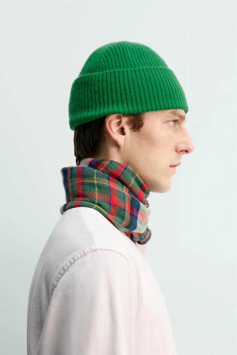 Шапка из 100% кашемира aaron levine x zara