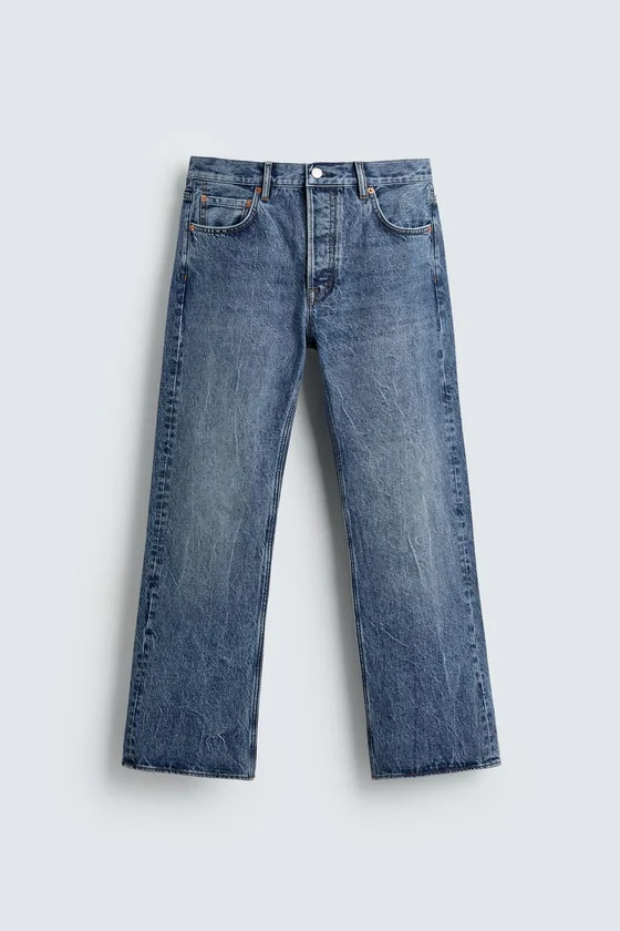 ДЖИНСЫ ПРЯМОГО КРОЯ  Zara «Aaron Levine»