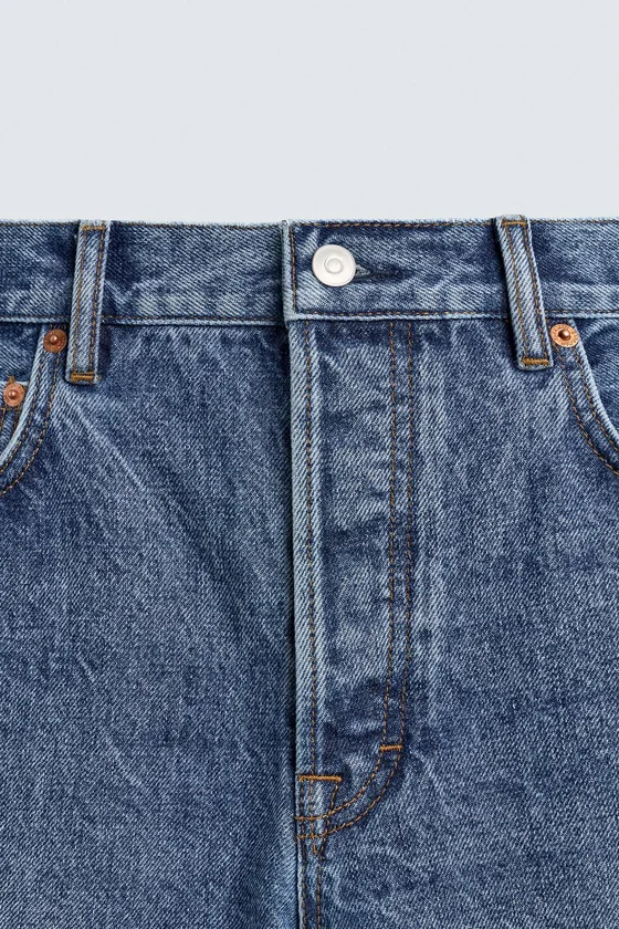 ДЖИНСЫ ПРЯМОГО КРОЯ  Zara «Aaron Levine»