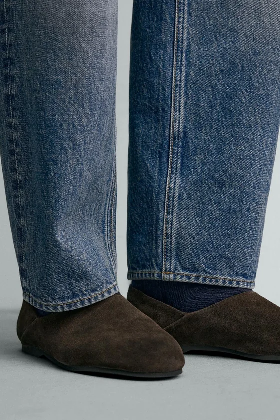 КОЖАНЫЕ ТУФЛИ С ПОДОШВОЙ Vibram® Zara «Aaron Levine»