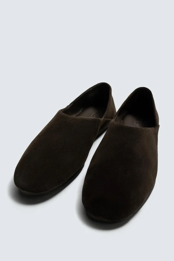 КОЖАНЫЕ ТУФЛИ С ПОДОШВОЙ Vibram® Zara «Aaron Levine»