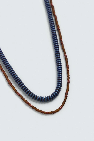 Набор из 2 комбинированных ожерелий аарона левина X ZARA- Заказать в России