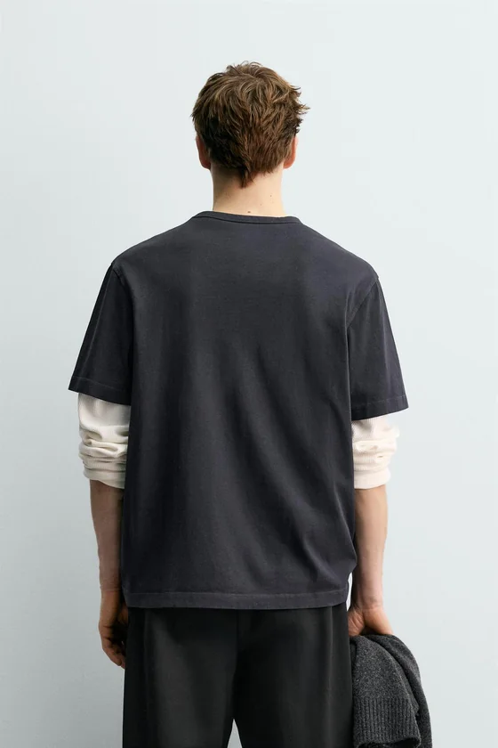 ФУТБОЛКА С КАРМАНОМ Zara «Aaron Levine»