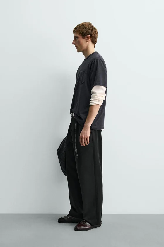 ФУТБОЛКА С КАРМАНОМ Zara «Aaron Levine»