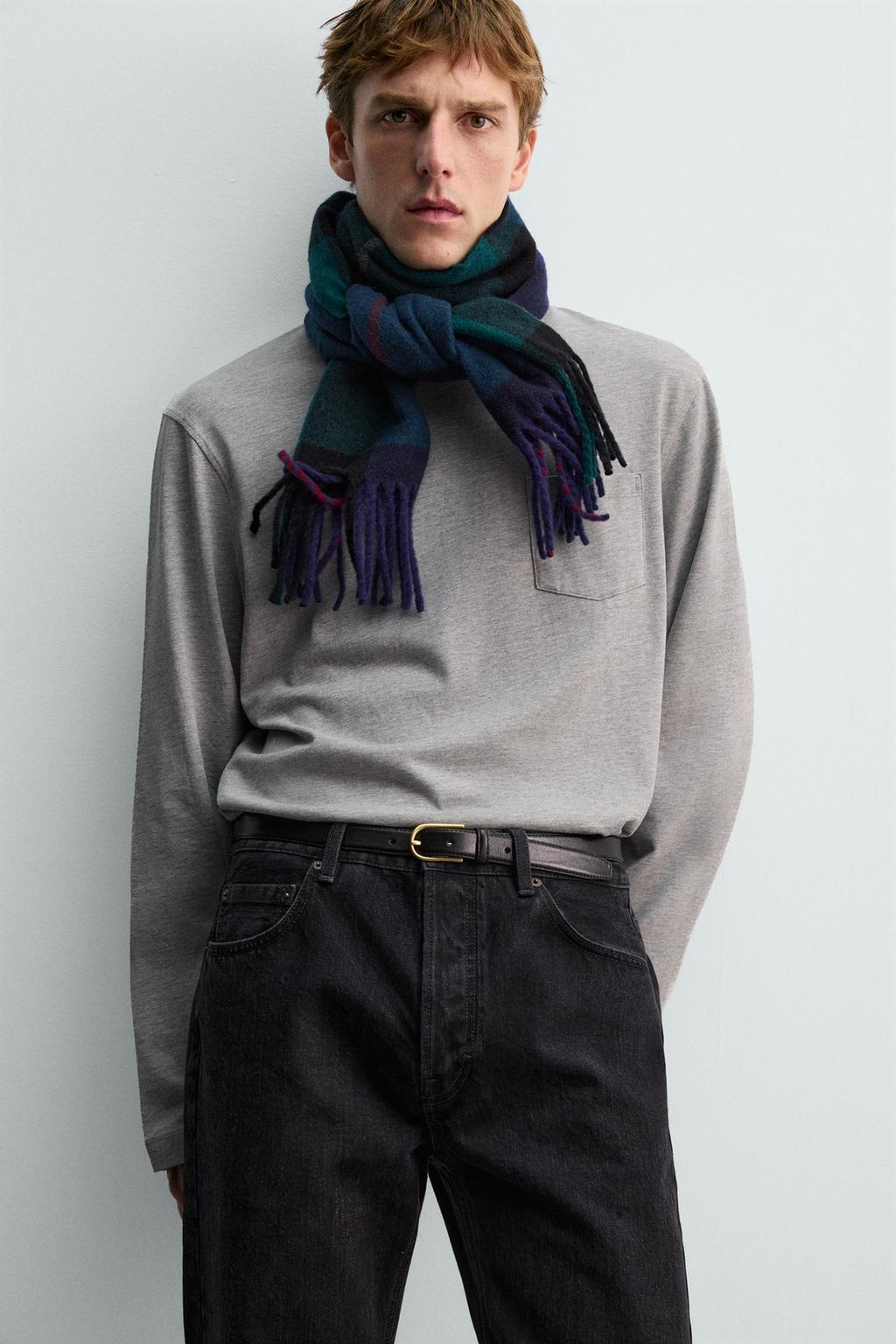 КОЖАНЫЙ РЕМЕНЬ С ДЕКОРАТИВНОЙ СТРОЧКОЙ AARON LEVINE X ZARA