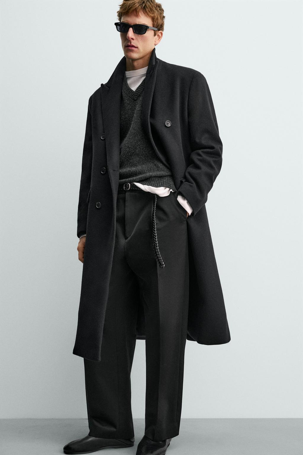 БРЮКИ RELAXED FIT СО СКЛАДКАМИ AARON LEVINE X ZARA