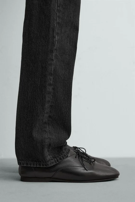 КОЖАНЫЕ ТУФЛИ-ДЕРБИ С ПОДОШВОЙ Vibram® Zara «Aaron Levine»