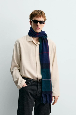 Рубашка из струящейся ткани свободного кроя AARON LEVINE X ZARA- Заказать в России