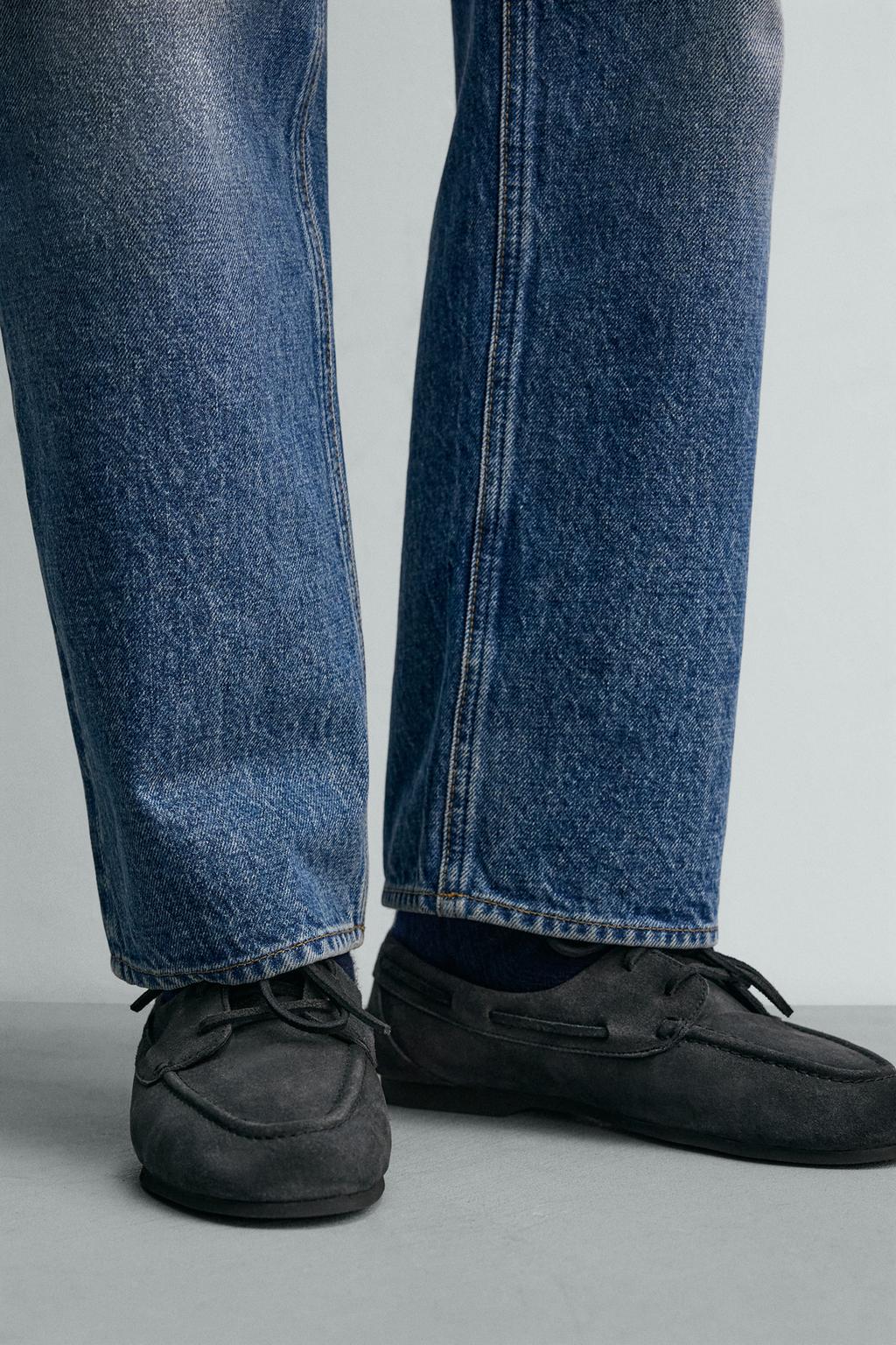 КОЖАНЫЕ ТОПСАЙДЕРЫ С ПОДОШВОЙ VIBRAM® AARON LEVINE X ZARA