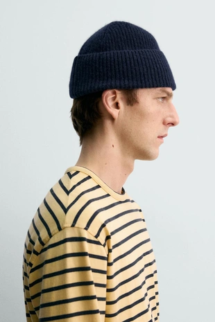 Купить Zara Шапка бини 100% кашемир AARON LEVINE X ZARA