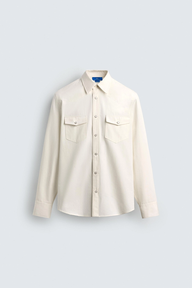 Рубашка western от aaron levine для zara