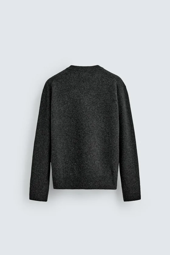 ШЕРСТЯНОЙ СВИТЕР С V-ОБРАЗНЫМ ВЫРЕЗОМ Zara «Aaron Levine»
